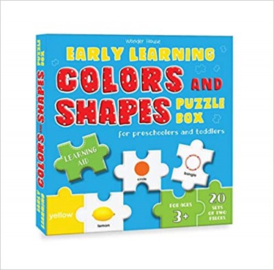 Early Learning Colors And Shapes Puzzle Box For Preschoolers 